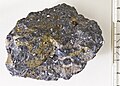 Ore of chalcopyrite, galenite - Grube Hilfe Gottes, Bad Grund, Harz, Germany