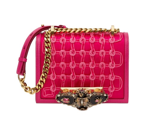 Alexander McQueen - Small Butterfly Jewelled Satchel