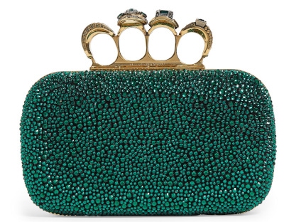 Alexander McQueen Embellished Clutch Minaudiere Bag