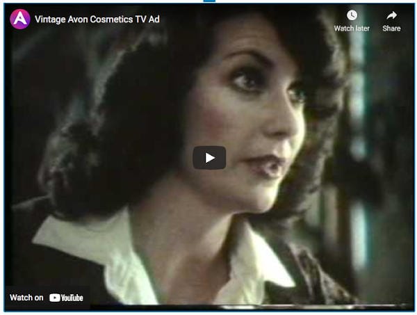 Avon original vintage video on youtube