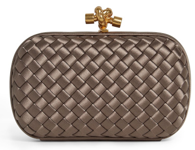 Bottega Veneta Intrecciato Knot Clutch