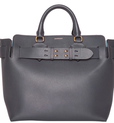 BURBERRY The Medium Leather Belt Tote