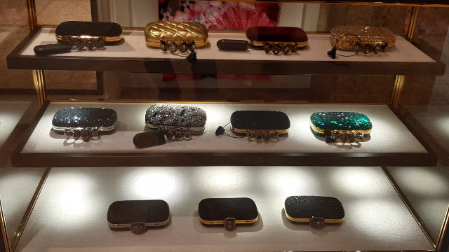 Harrods had lots of beautiful Clutch Bags on display!