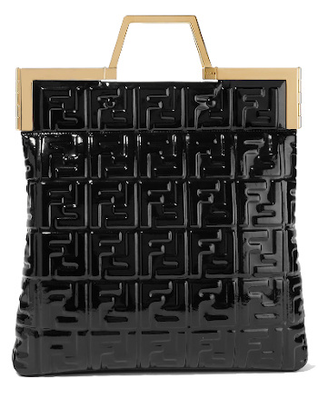 Fendi Embossed Vinyl Tote