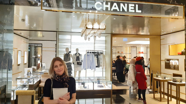 Ingrid Visiting Chanel in London