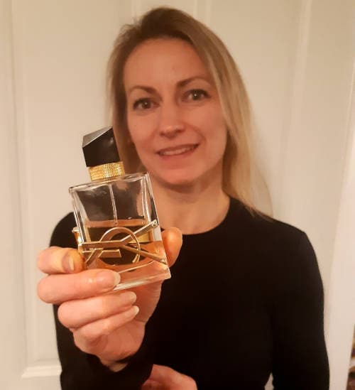 Ingrid's precious bottle of YSL Libre Eau de Parfum