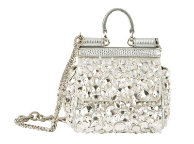 DOLCE & GABBANA Nano Embellished Sicily Bag 