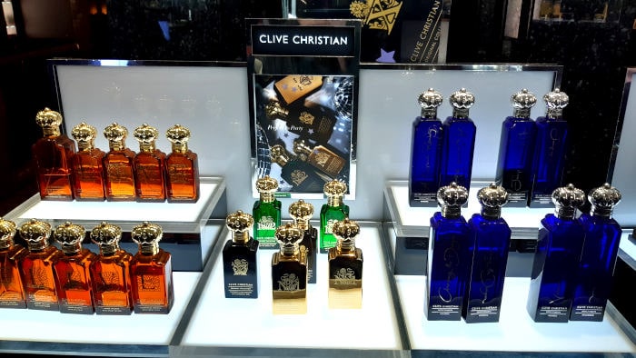 My visit to the Clive Christian perfume counter in Harrods