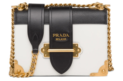 Prada - Leather Cahier Shoulder Bag