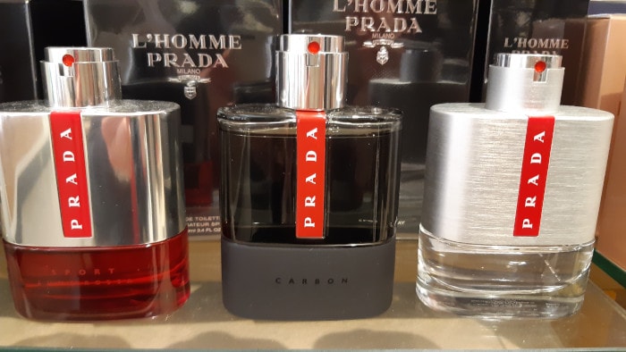 Prada Luna Rossa Collection in store