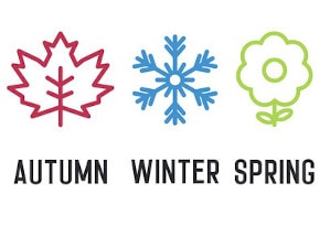 Seasons: Autumn, Winter, Spring