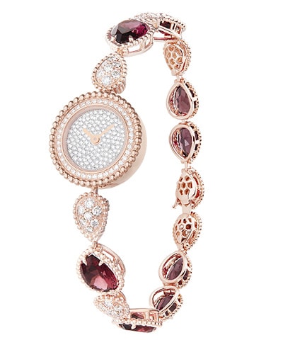 Serpent Bohème Pink Gold Diamond Watch