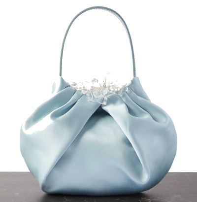 Simone Rocha Satin and Leather Tote