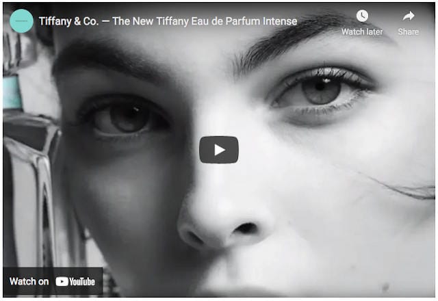 Tifffany perfumes on Youtube