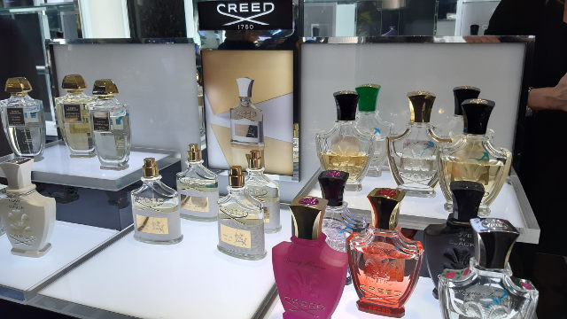 Our visit to the Creed perfume counter in Harrods