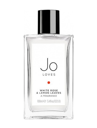 White Rose & Lemon Leaves by Jo Loves